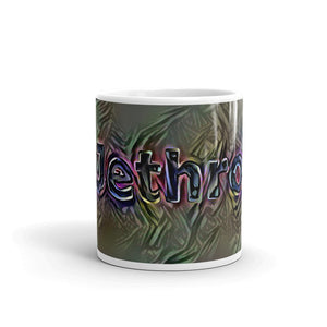 Jethro Mug Dark Rainbow 10oz front view