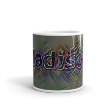 Load image into Gallery viewer, Madison Mug Dark Rainbow 10oz front view