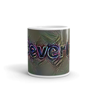 Beverly Mug Dark Rainbow 10oz front view