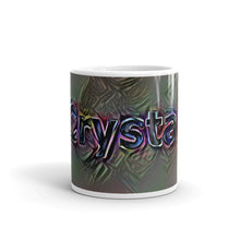 Load image into Gallery viewer, Crystal Mug Dark Rainbow 10oz front view