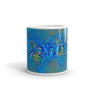 John Mug Night Surfing 10oz front view
