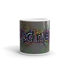 Load image into Gallery viewer, Rodney Mug Dark Rainbow 10oz front view