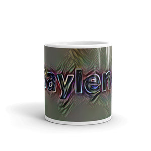 Gaylene Mug Dark Rainbow 10oz front view