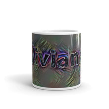 Load image into Gallery viewer, Viviana Mug Dark Rainbow 10oz front view