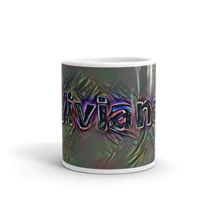Viviana Mug Dark Rainbow 10oz front view