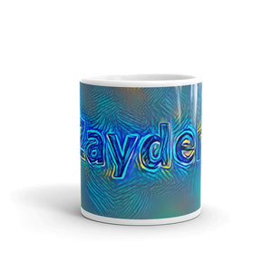 Zayden Mug Night Surfing 10oz front view