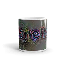 Load image into Gallery viewer, Janelle Mug Dark Rainbow 10oz front view