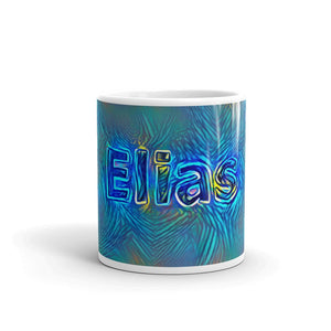 Elias Mug Night Surfing 10oz front view