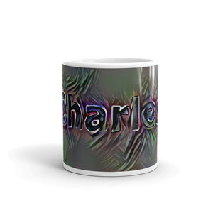 Charles Mug Dark Rainbow 10oz front view