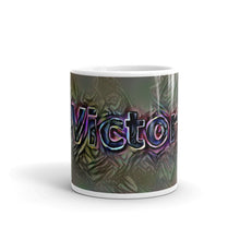 Load image into Gallery viewer, Victor Mug Dark Rainbow 10oz front view