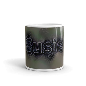 Susie Mug Charcoal Pier 10oz front view
