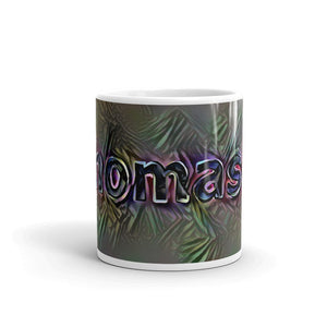 Thomasin Mug Dark Rainbow 10oz front view