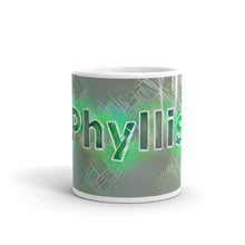 Load image into Gallery viewer, Phyllis Mug Nuclear Lemonade 10oz front view