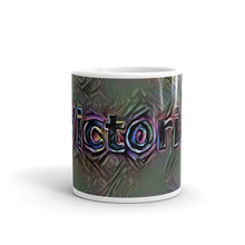 Load image into Gallery viewer, Victoria Mug Dark Rainbow 10oz front view