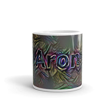 Load image into Gallery viewer, Aron Mug Dark Rainbow 10oz front view