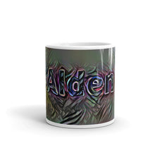 Load image into Gallery viewer, Alden Mug Dark Rainbow 10oz front view