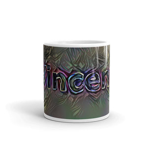 Vincent Mug Dark Rainbow 10oz front view