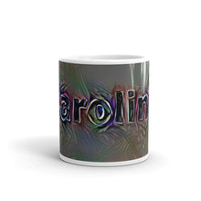 Load image into Gallery viewer, Caroline Mug Dark Rainbow 10oz front view