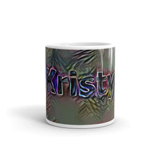 Load image into Gallery viewer, Kristy Mug Dark Rainbow 10oz front view