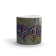 Load image into Gallery viewer, Sonja Mug Dark Rainbow 10oz front view