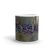 Load image into Gallery viewer, Jessie Mug Dark Rainbow 10oz front view