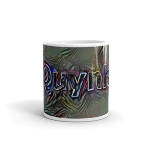 Quynh Mug Dark Rainbow 10oz front view