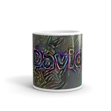 Load image into Gallery viewer, David Mug Dark Rainbow 10oz front view
