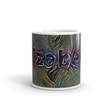 Load image into Gallery viewer, Elizabeth Mug Dark Rainbow 10oz front view