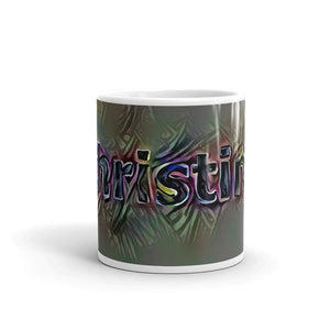 Christine Mug Dark Rainbow 10oz front view