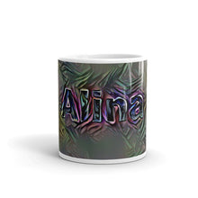 Load image into Gallery viewer, Alina Mug Dark Rainbow 10oz front view