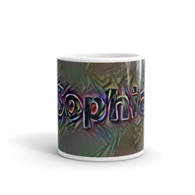 Load image into Gallery viewer, Sophia Mug Dark Rainbow 10oz front view