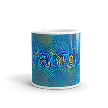 Load image into Gallery viewer, Chandra Mug Night Surfing 10oz front view