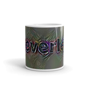 Beverley Mug Dark Rainbow 10oz front view