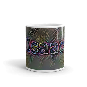 Isaac Mug Dark Rainbow 10oz front view
