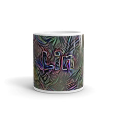 Load image into Gallery viewer, Lin Mug Dark Rainbow 10oz front view
