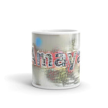 Load image into Gallery viewer, Amaya Mug Ink City Dream 10oz front view