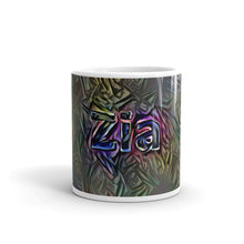 Load image into Gallery viewer, Zia Mug Dark Rainbow 10oz front view