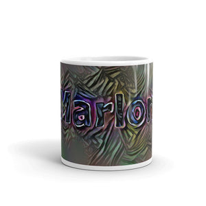 Marlon Mug Dark Rainbow 10oz front view