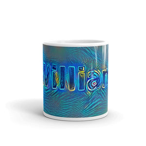 William Mug Night Surfing 10oz front view