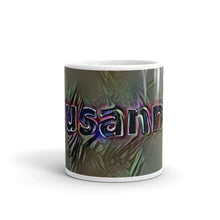 Load image into Gallery viewer, Susanne Mug Dark Rainbow 10oz front view