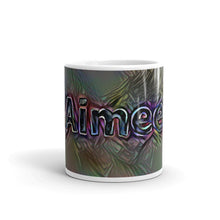 Load image into Gallery viewer, Aimee Mug Dark Rainbow 10oz front view