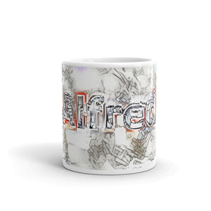 Alfred Mug Frozen City 10oz front view