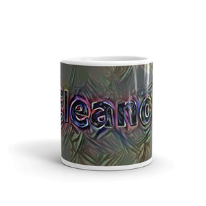 Eleanor Mug Dark Rainbow 10oz front view