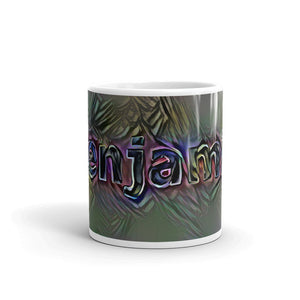 Benjamin Mug Dark Rainbow 10oz front view