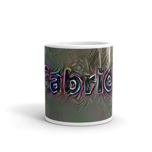 Gabriel Mug Dark Rainbow 10oz front view