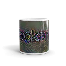 Load image into Gallery viewer, Zackary Mug Dark Rainbow 10oz front view