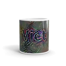 Load image into Gallery viewer, Viet Mug Dark Rainbow 10oz front view