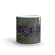 Load image into Gallery viewer, Rhonda Mug Dark Rainbow 10oz front view