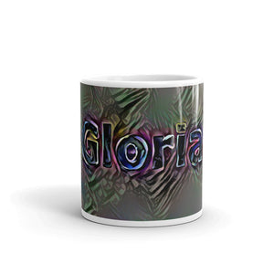 Gloria Mug Dark Rainbow 10oz front view