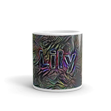 Load image into Gallery viewer, Lily Mug Dark Rainbow 10oz front view